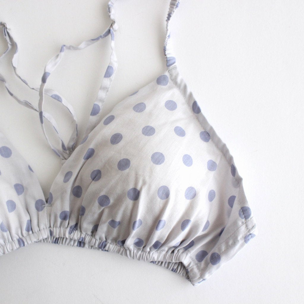 BRA & PANTS #NO.15 ASH × BLUE