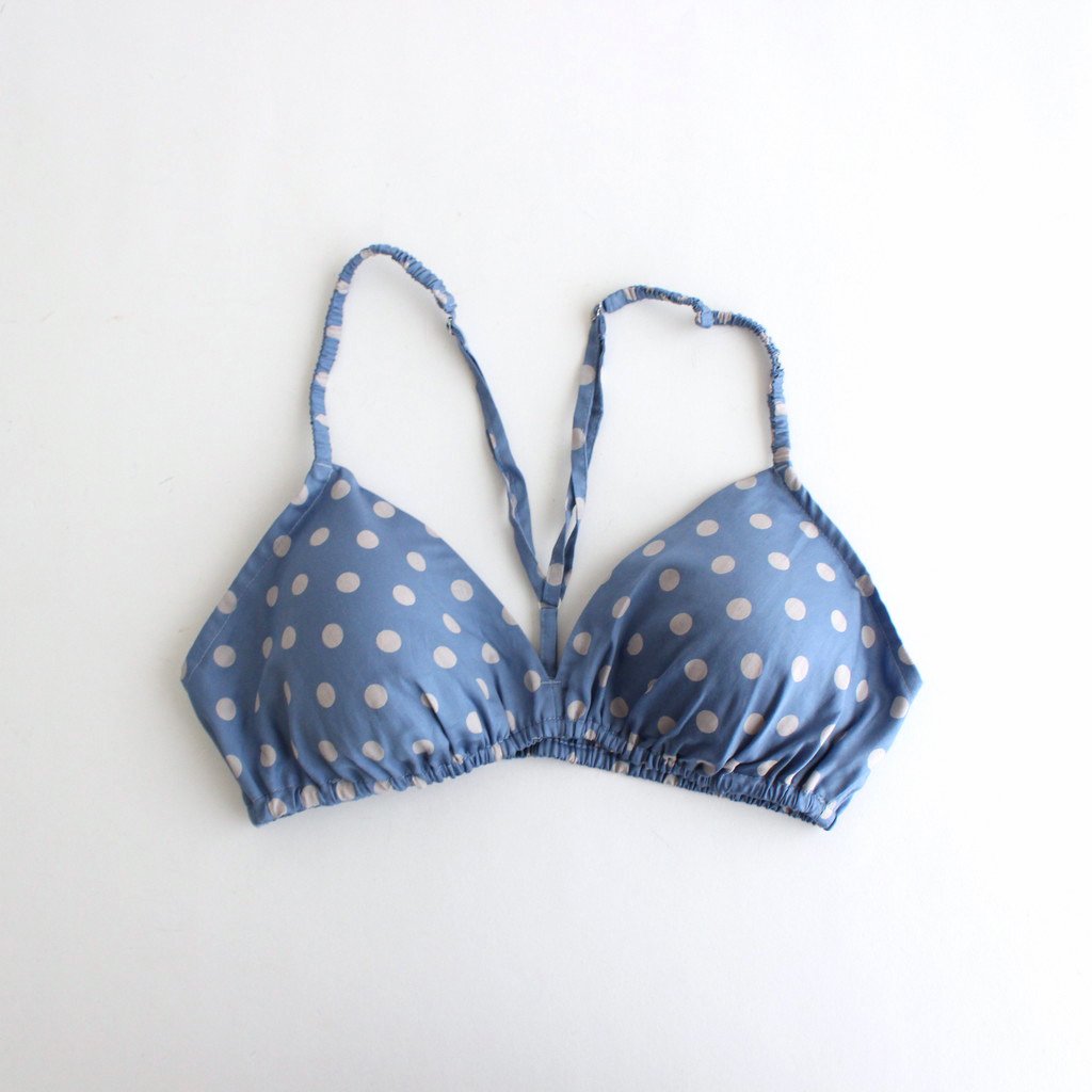 BRA & PANTS #NO.16 BLUE × GRAY