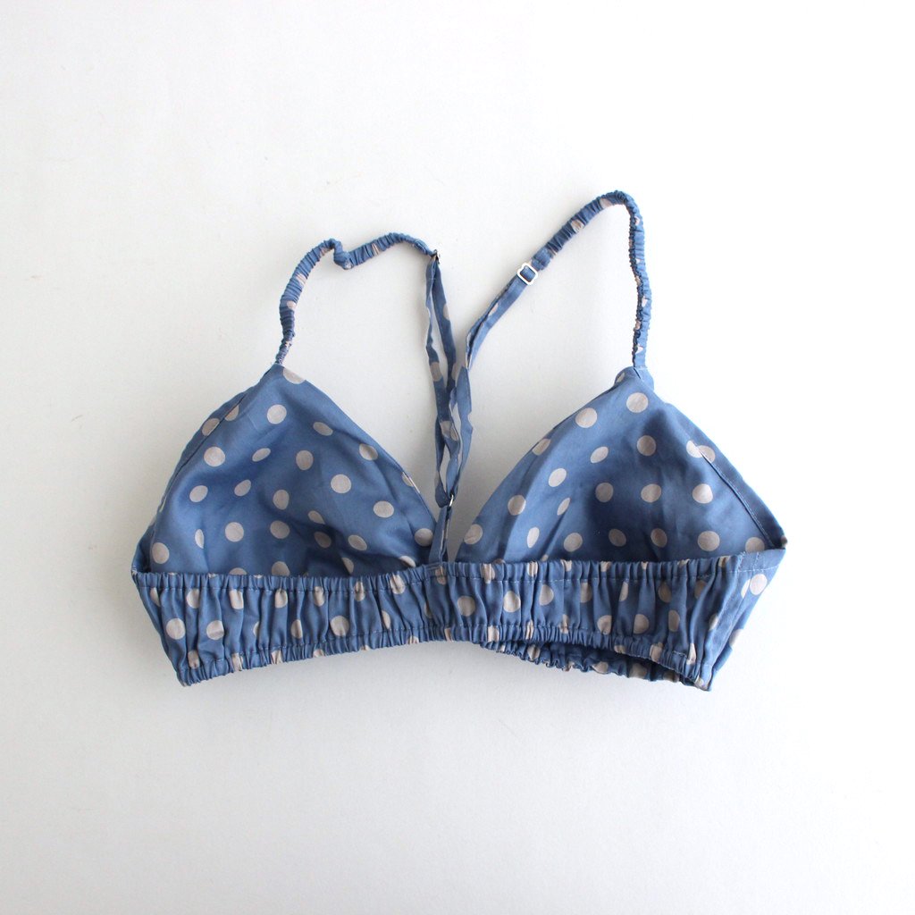 BRA & PANTS #NO.16 BLUE × GRAY