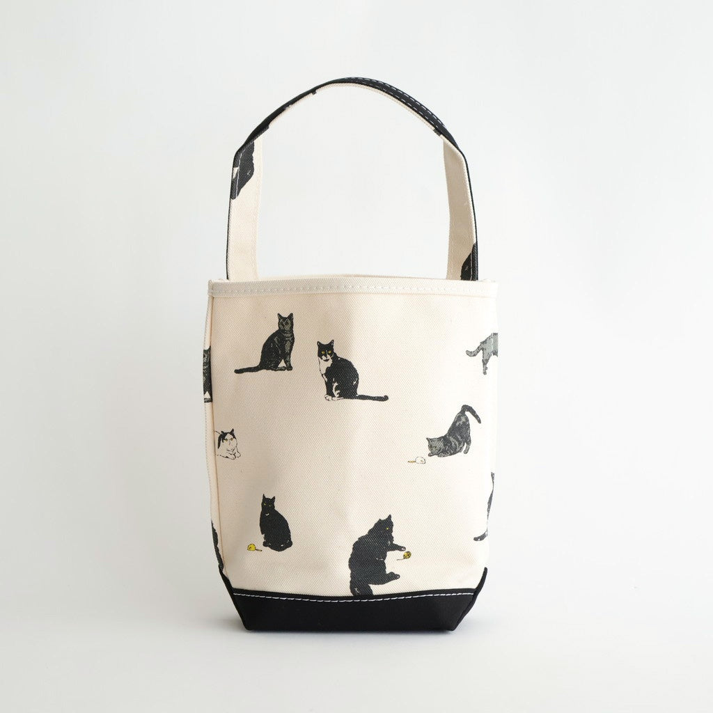 BAGUETTE TOTE MINI #CAT/BLACK [TMB-1758H] - DOKODO 三重県四日市市