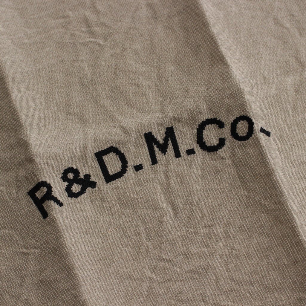 R&D.M.Co- EMBROIDERY KITCHEN CLOTH #BEIGE × BLACK [no.6557]