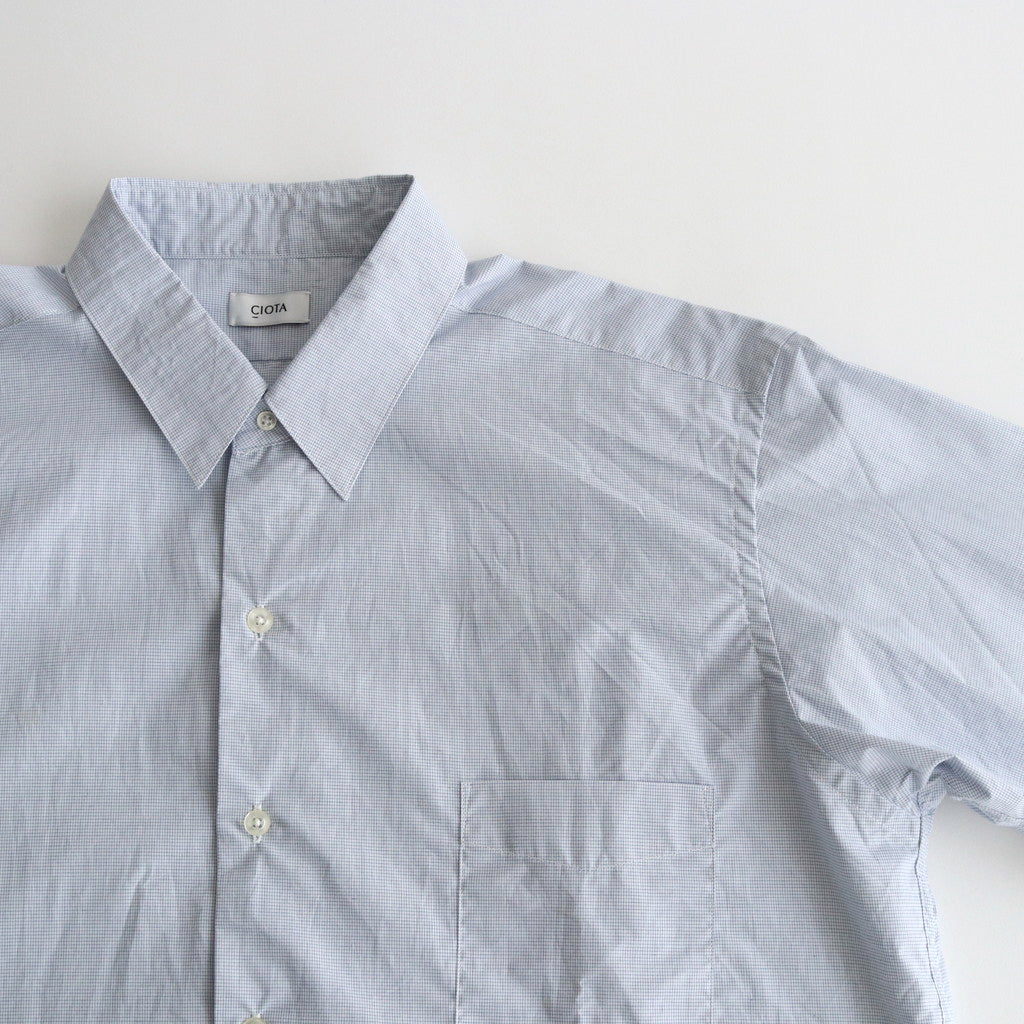 Regular Collar Shirt #Small Graph Check [SHLM-108]
