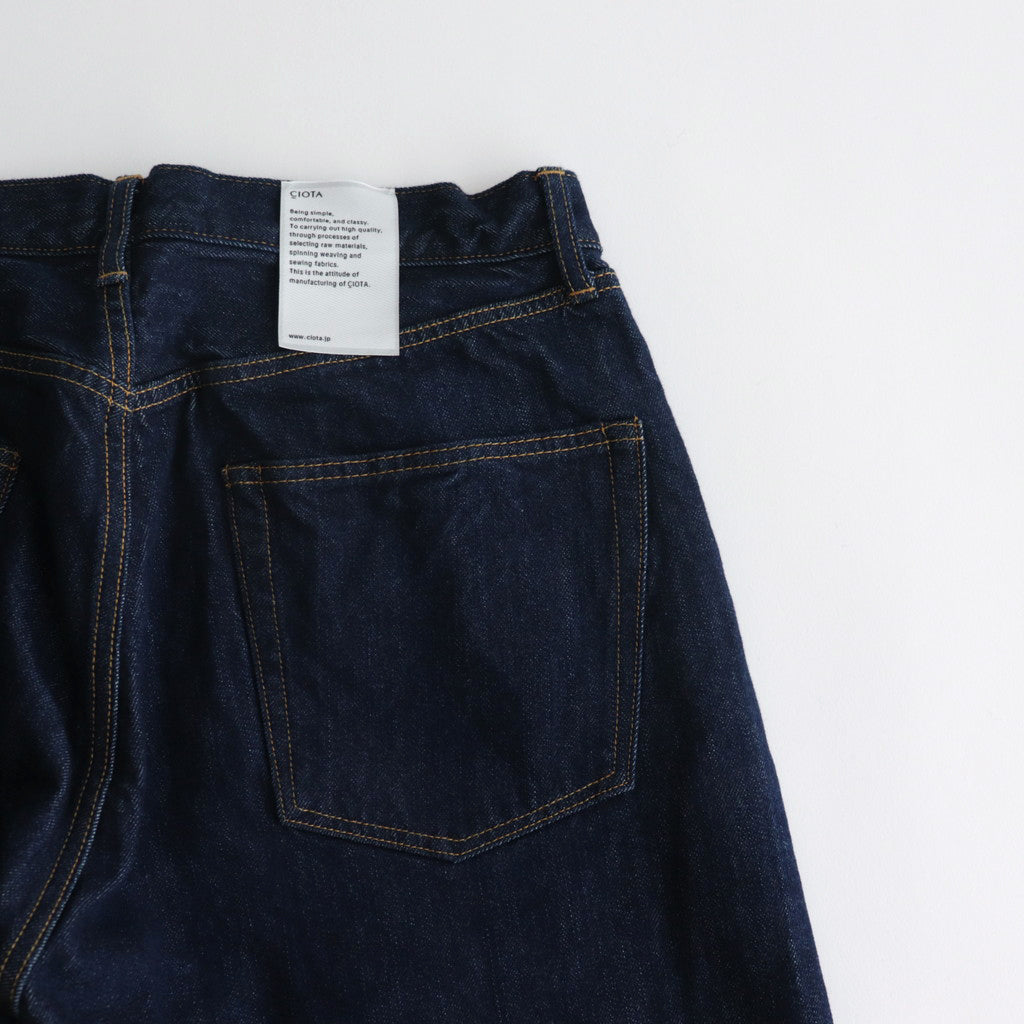 Straight 5 Pocket Pants #Navy（One Wash） [PTLM-21STB-NIW]