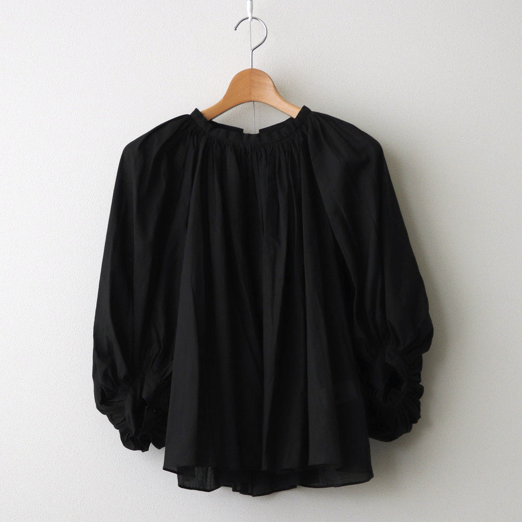 GATHER SMOCK #black [no.6825] – DOKODO