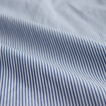 Band Collar Shirt Dress #London Stripe [OPL-5]