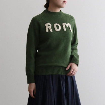 LETTERED SWEATER #green [no.6336]