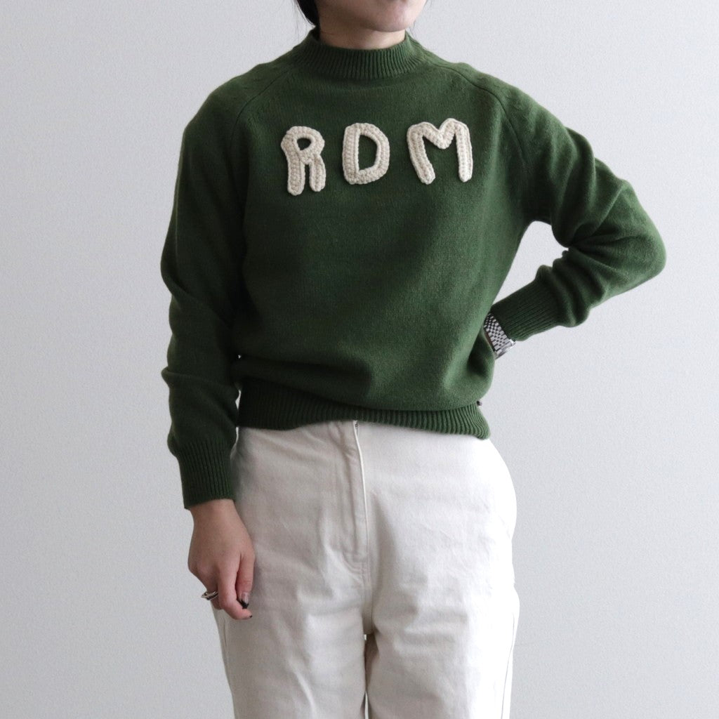 LETTERED SWEATER #green [no.6336]