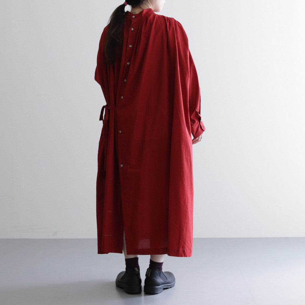 静寂の欠片 back open dress #Agate red [TLF-124-op002-la]