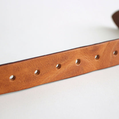 MONTANA LEATHER BELT (32mm） #brown [no.6389]