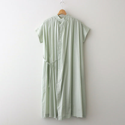 静寂の欠片 half sleeve back open dress #light green [TLF-224-op015-la]