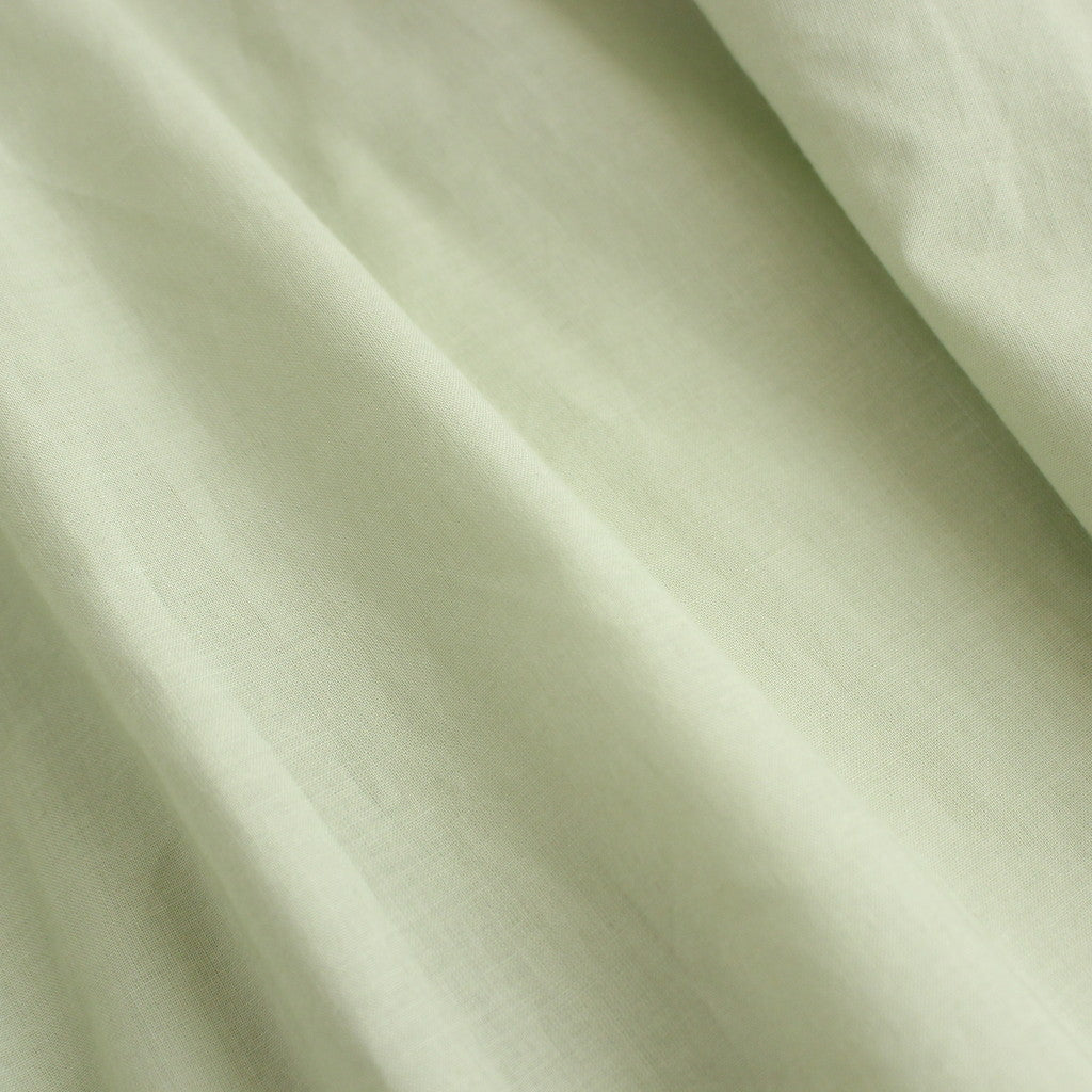静寂の欠片 half sleeve back open blouse #light green [TLF-224-sh009-la]