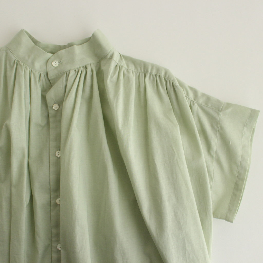 静寂の欠片 half sleeve back open dress #light green [TLF-224-op015-la]