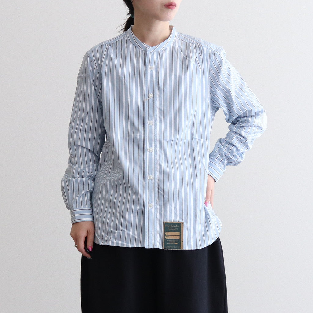 HW collarless shirt #Blue [232611]