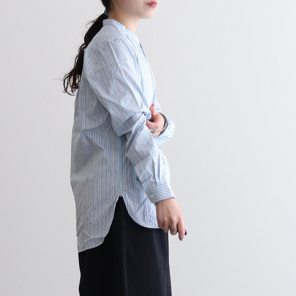 HW collarless shirt #Blue [232611]