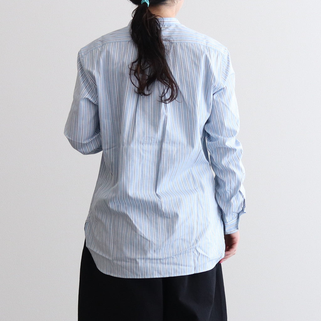 HW collarless shirt #Blue [232611]