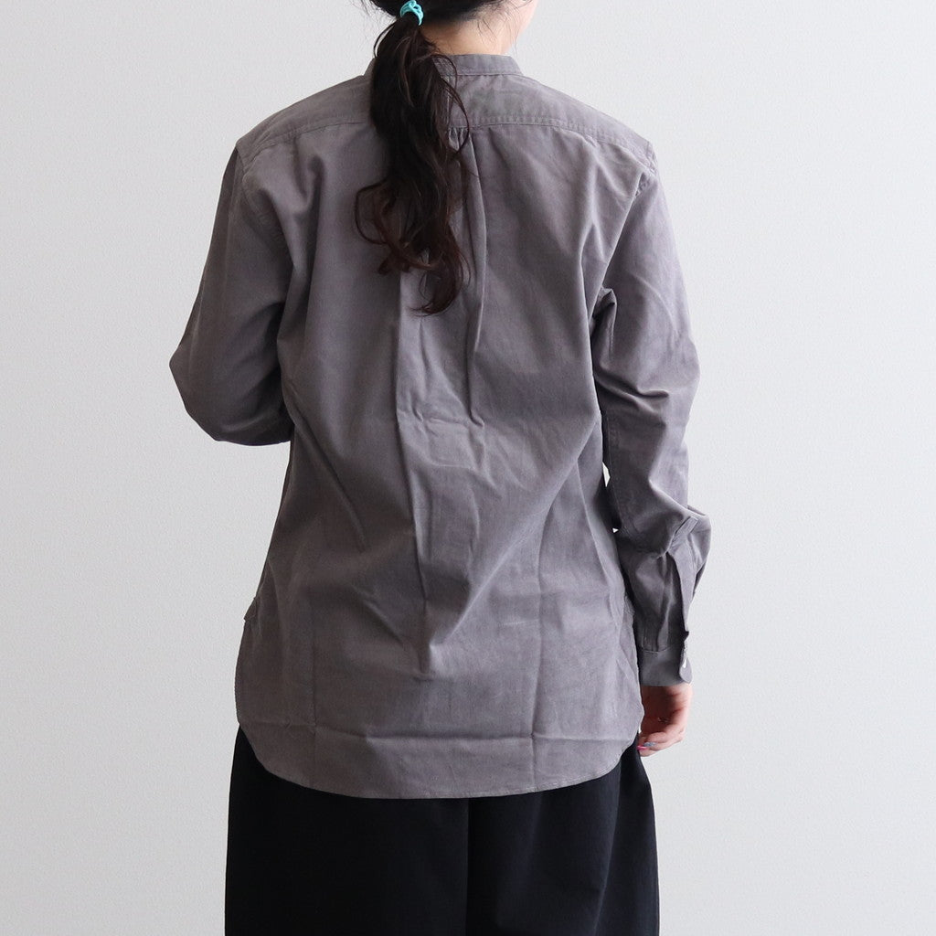 HW collarless shirt #Grey [232612]