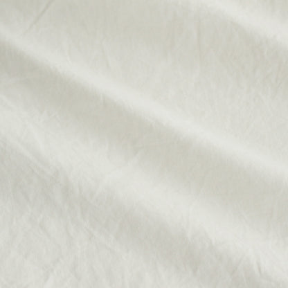 ORGANIC COTTON OXFORD BAND COLLAR SHIRT #VINTAGE WHITE [SP1671-3]