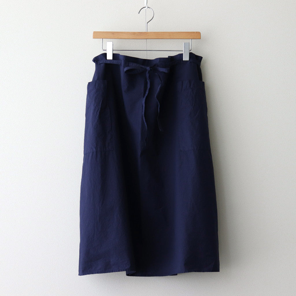 GARMENT DYE STRING SKIRT #navy [no.6854] – DOKODO