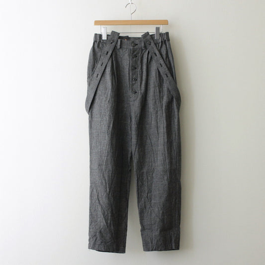 路傍の月 suspender trousers #black [TLF-124-pa003-lws]