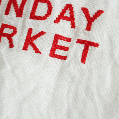TOTE BAG #sunday market [no.6338]