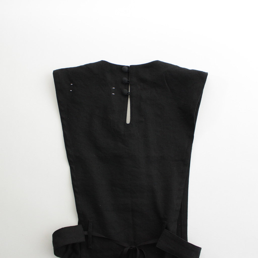 月夜の晩 black pinafore vest #black [TLF-224-sk005-sn]