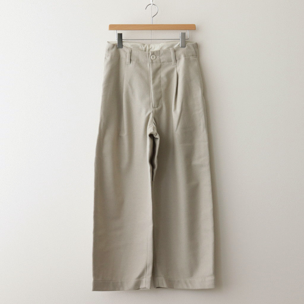 HW wide trousers #Light grey [232508] – DOKODO