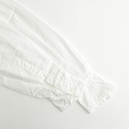 ブロード スタンドカラーシャツ #WHITE [211647]