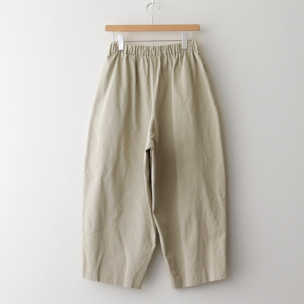 CHINO CLOTH / DOUBLE TUCK WIDE TAPERED #KHAKI [SP1916-6]