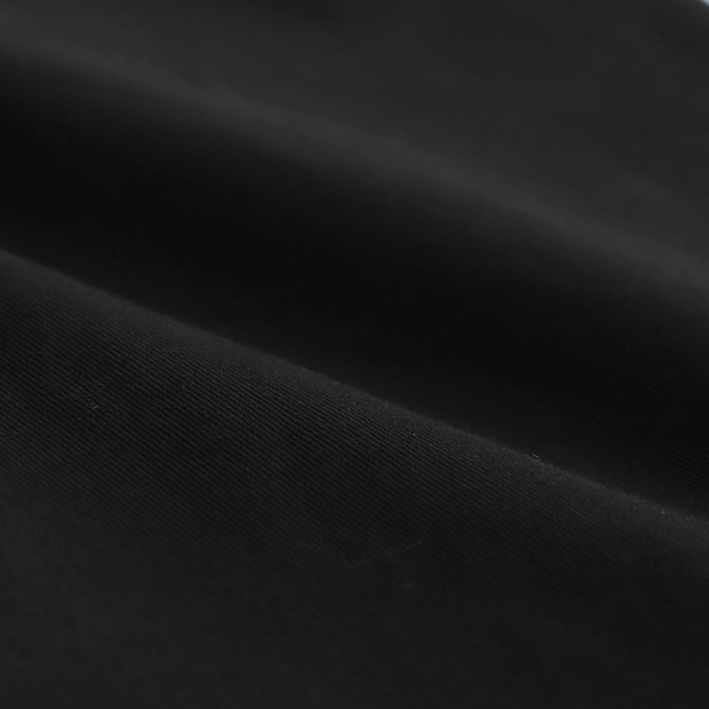 CHINO CLOTH DOUBLE TUCK WIDE TAPERED #BLACK [SP1916-6]