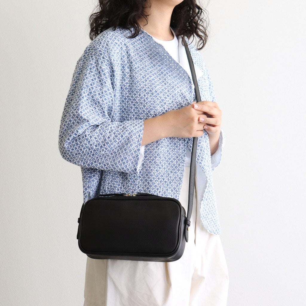 rectangle shoulder bag #black