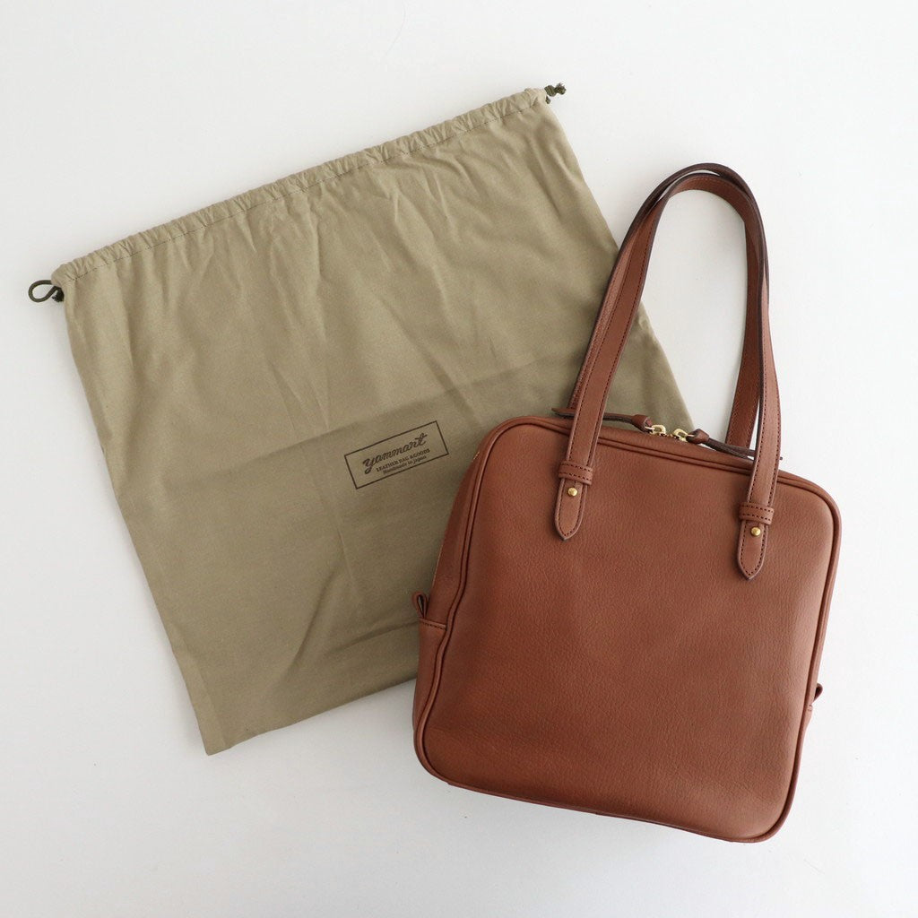square hand bag #antique brown