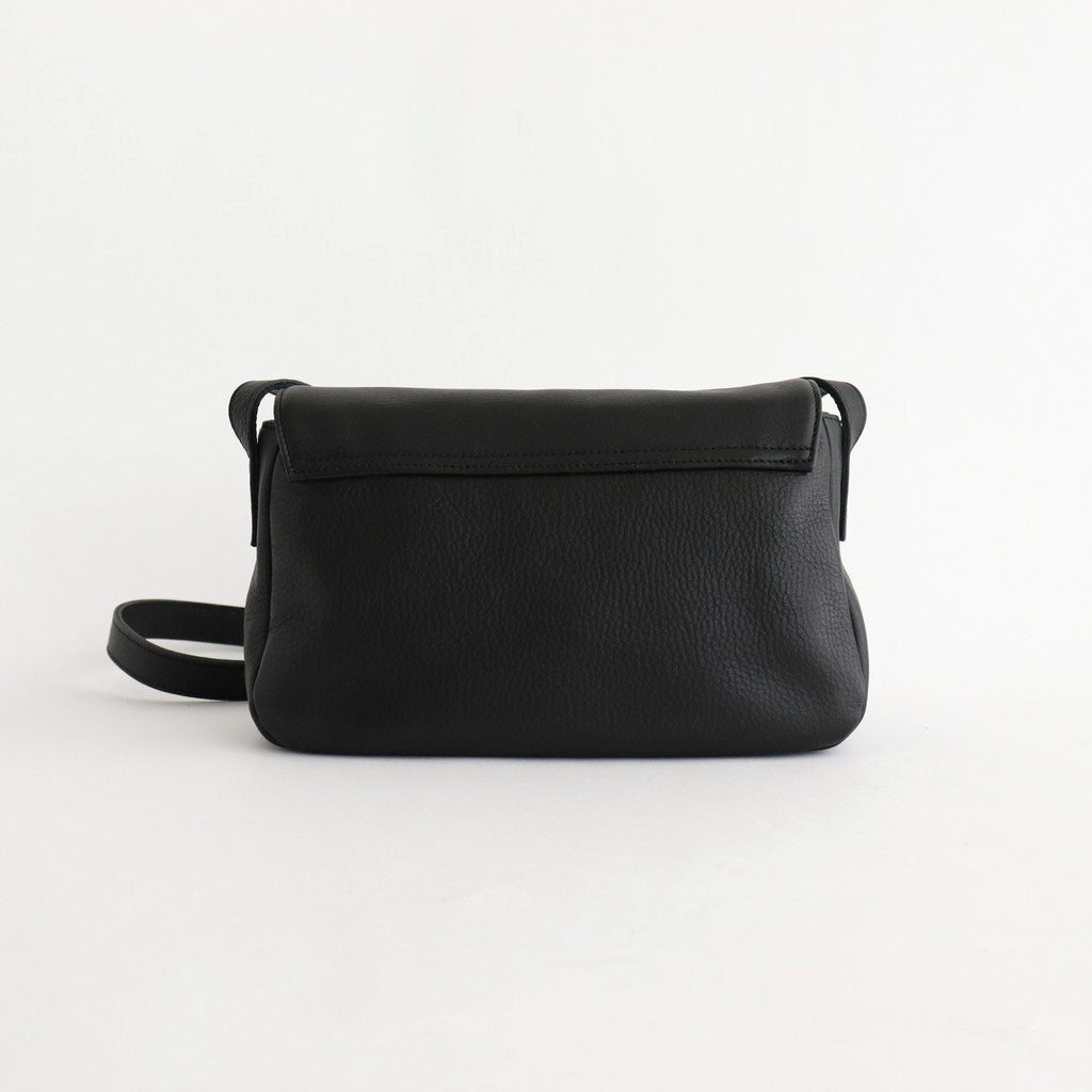 plain shoulder bag #black