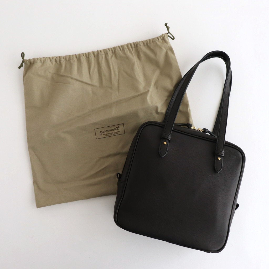square hand bag #black