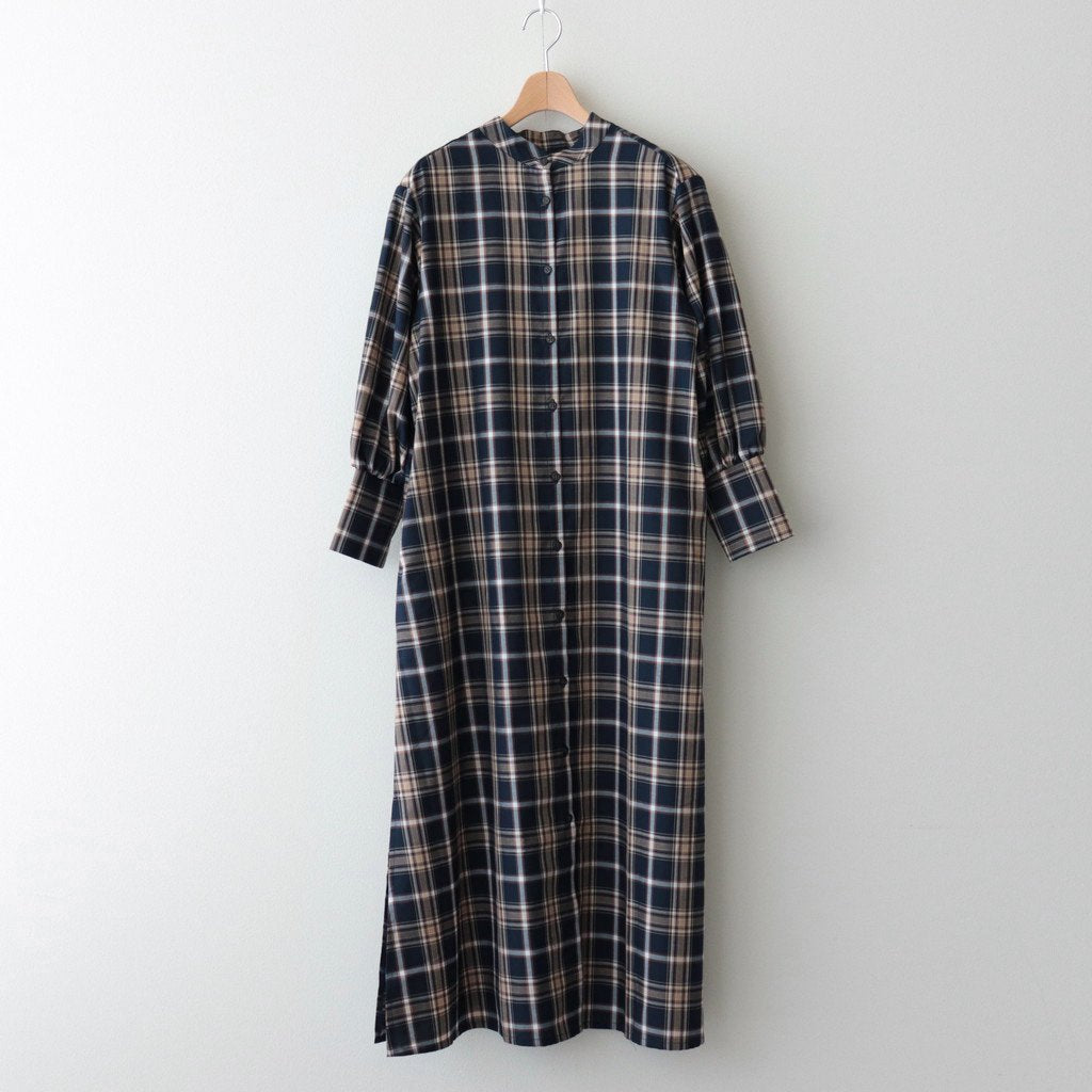 AMBIGUOUS PLAID DRESS #CHECK [1279-007] _ -by RYOJI OBATA