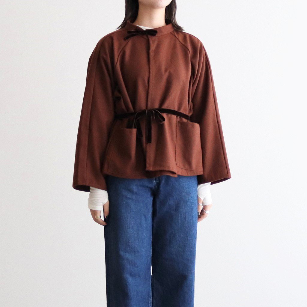 WOOL SURGICAL JACKET #BROWN [1179-000S]