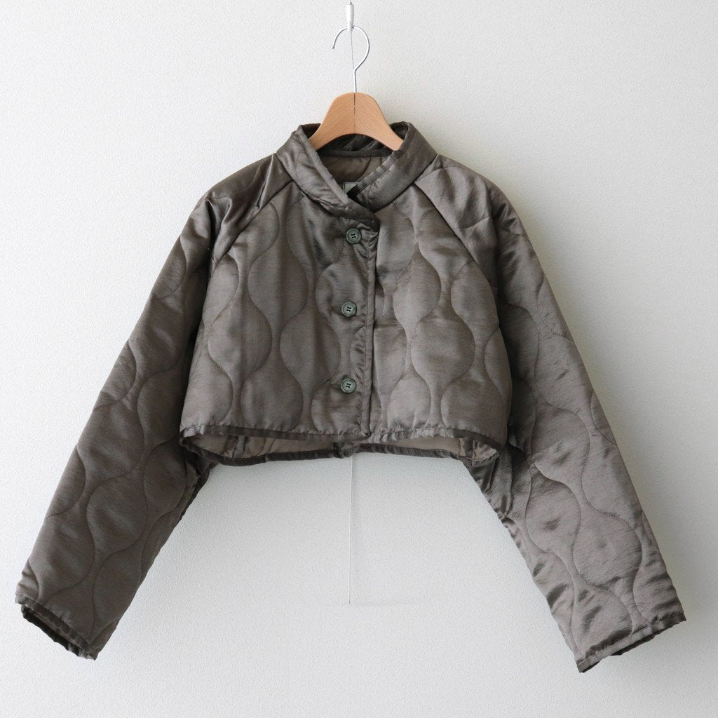 QUILTED SURGICAL JACKET #KHAKI [1279-005] _ -by RYOJI OBATA