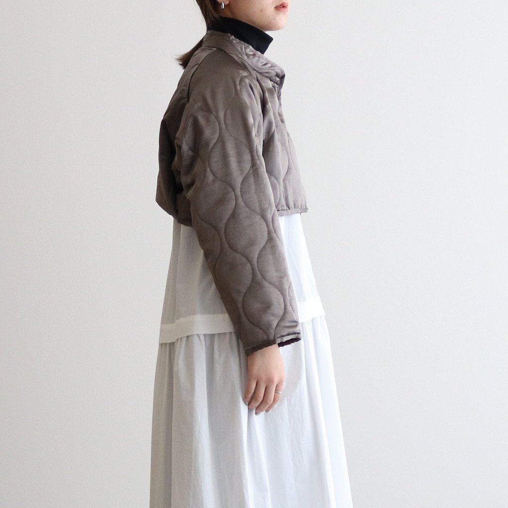 QUILTED SURGICAL JACKET #KHAKI [1279-005]