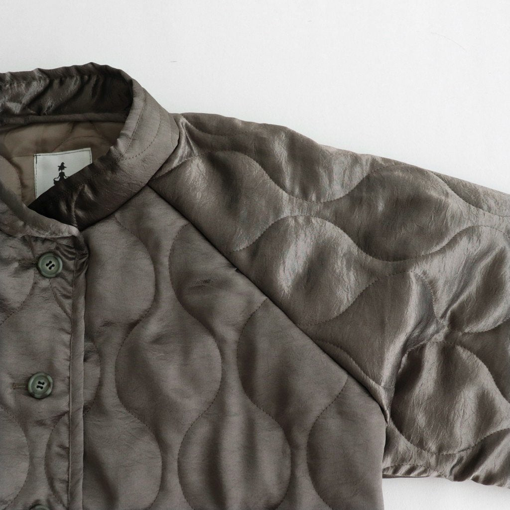 QUILTED SURGICAL JACKET #KHAKI [1279-005]