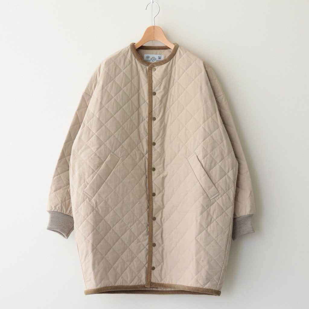 QUILTING HALF COAT #BEIGE [NO.5957] _ OLDMAN'S TAILOR R&D.M.Co