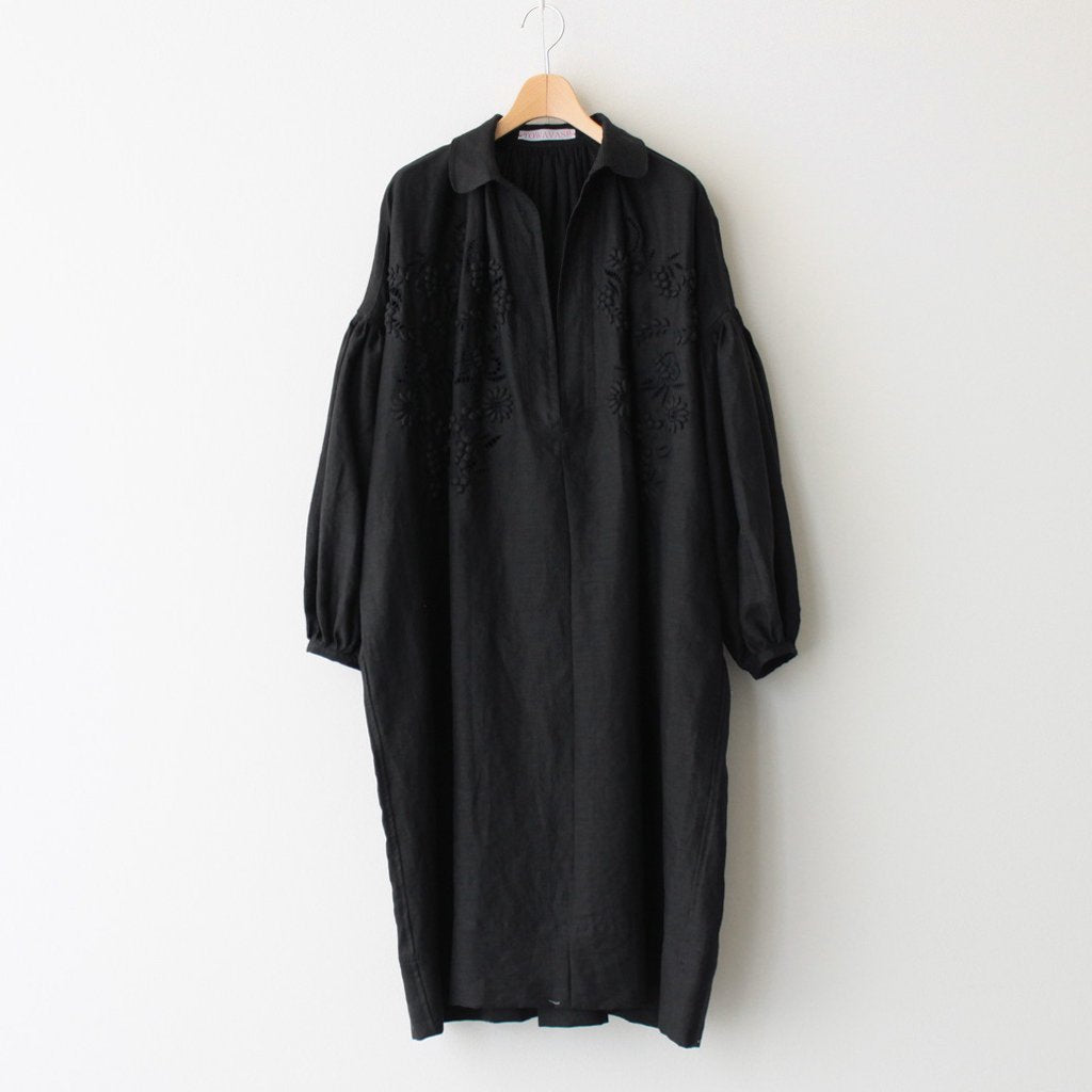 CHAMP DE FLEURS DRESS #BLACK [NO.25-0042S] _ TOWAVASE