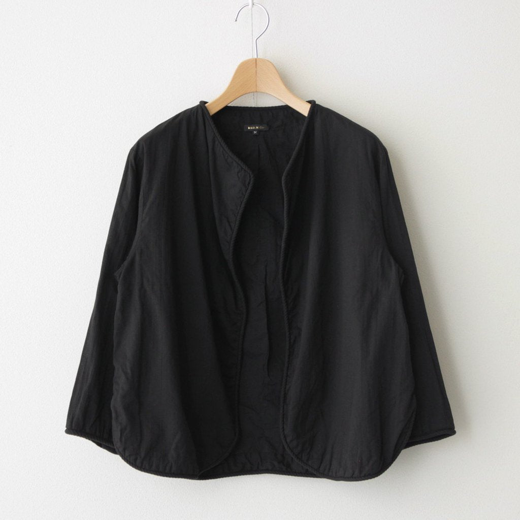 GARMENT DYE TRIMMING JACKET #BLACK [NO.6195] _ OLDMAN'S TAILOR R&D