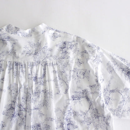 暮れゆく森 BOSOM SHIRT DRESS #BLUE [TLF-124-SH004-TJ]