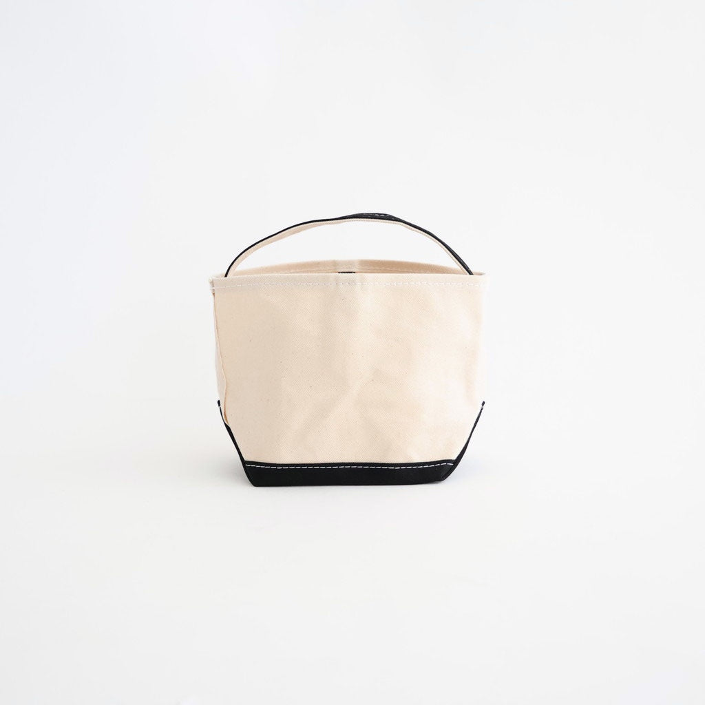 CUBE TOTE SMALL #NATURAL/BLACK [TMB-2683N]