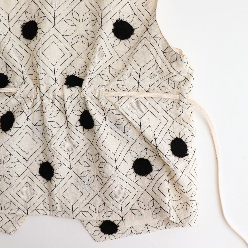 garden instrumentalist vest #Off white [251701]