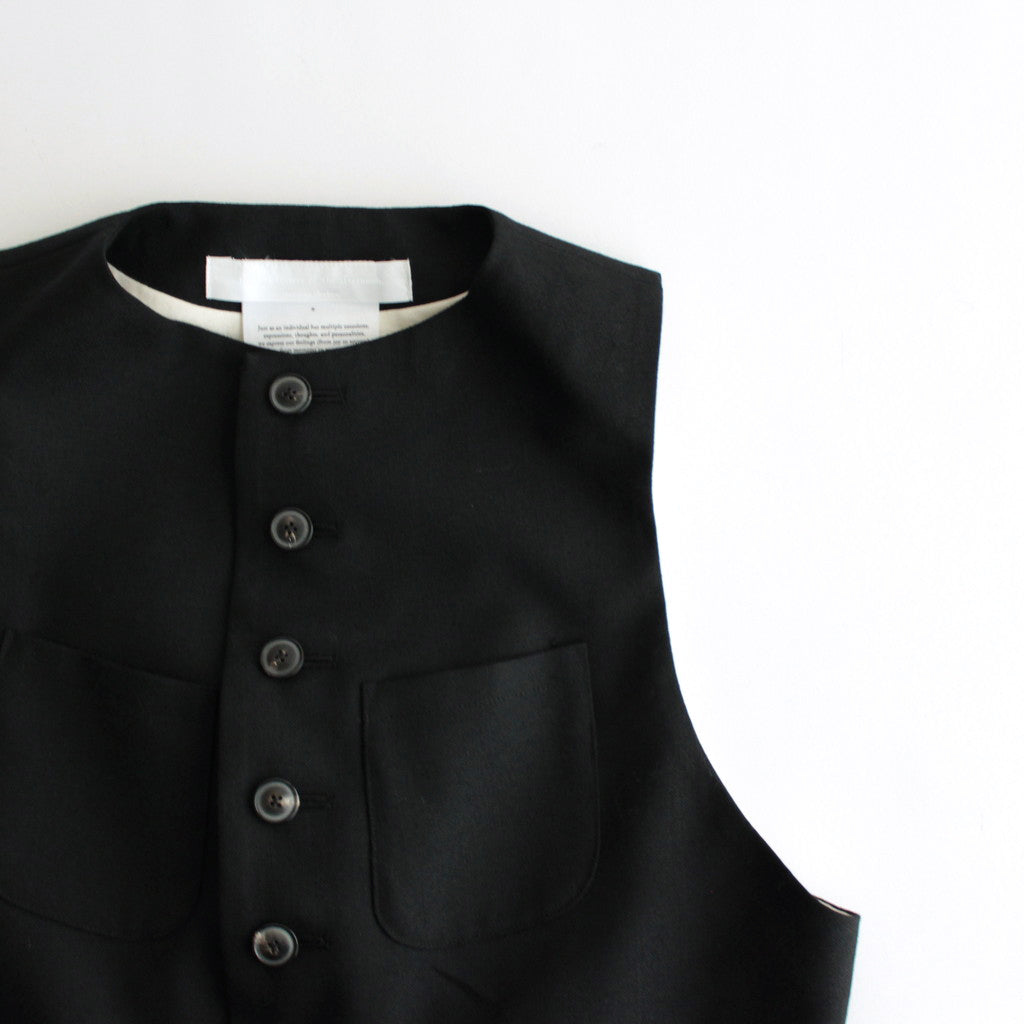記憶の海 Poets vest #black [TLF-125-ve002-ht]