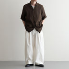 HW wide trousers #Off white [261507]