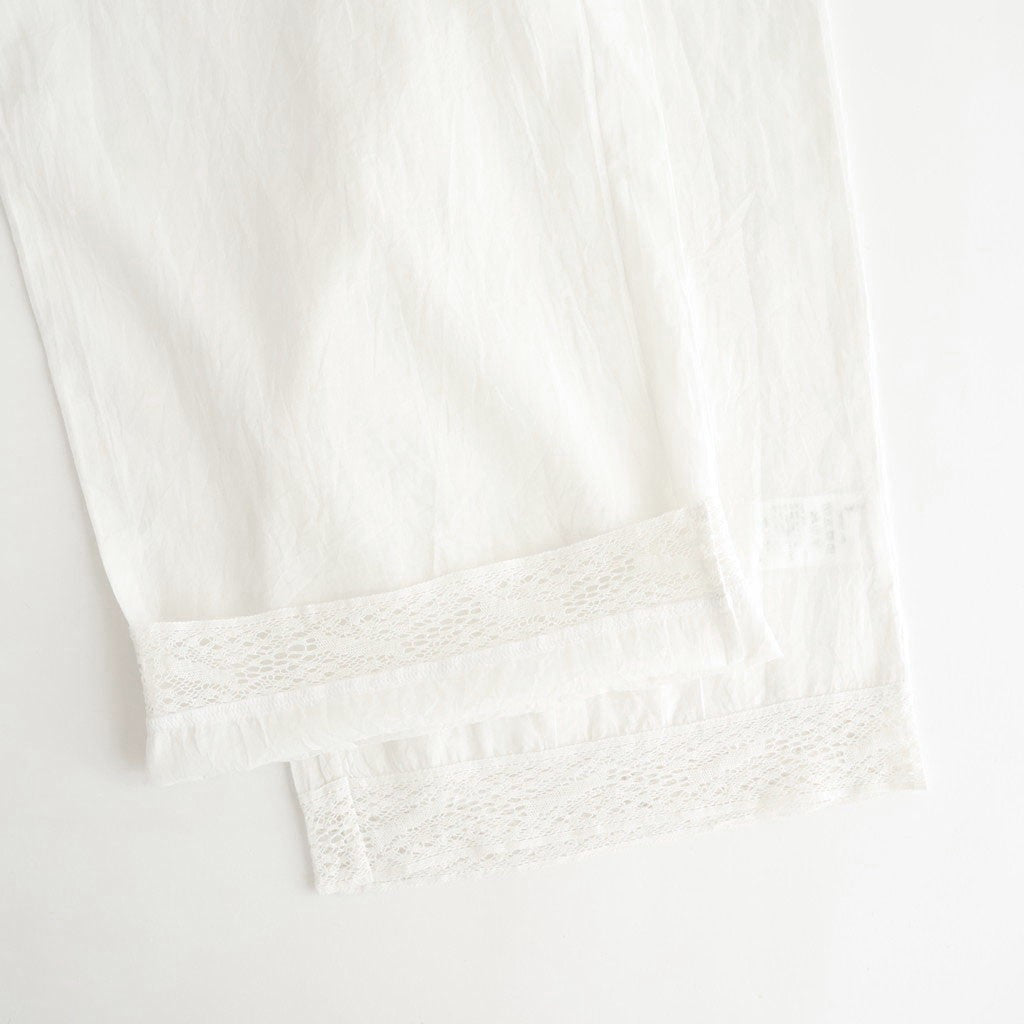 80s COTTON VOILE LACEUNDER PANTS #9100 WHT (OFF WHITE) [NSL26094]