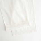 80s COTTON VOILE LACEUNDER PANTS #9100 WHT (OFF WHITE) [NSL26094]