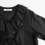 スネイルブラウス #Black [26-403]