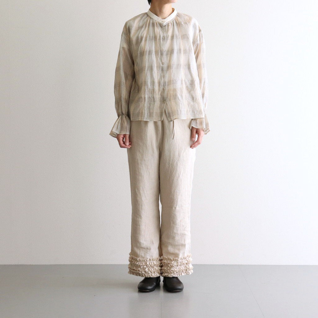 FRILL DECORATION PANTS #Antique White [no.7317]